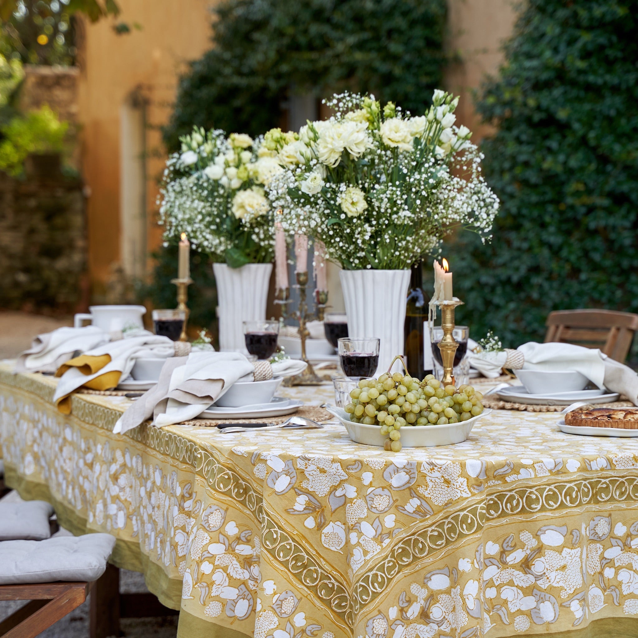 couleur-nature-everyday-serviette-table-blanc-lot-4-lin image 4
