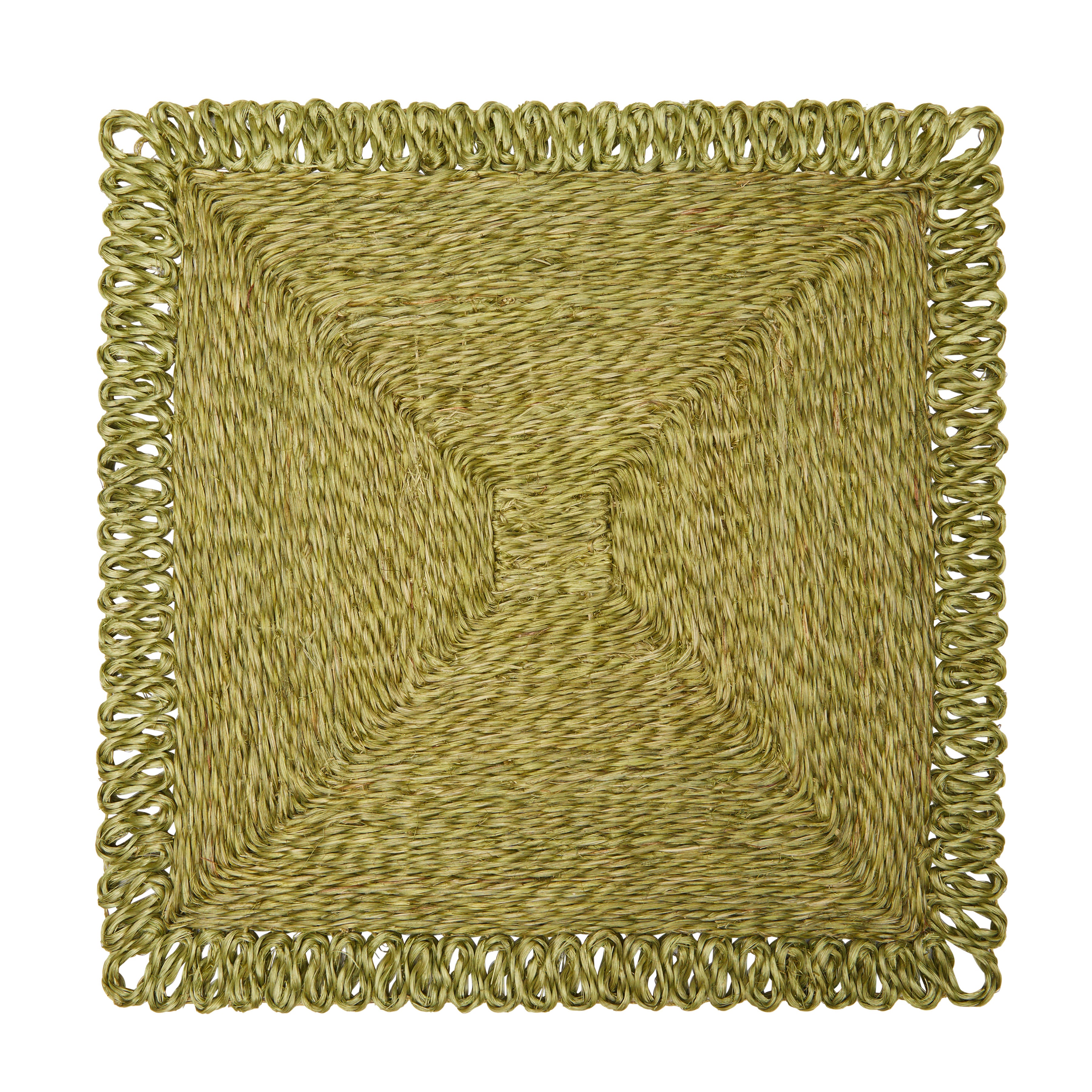 couleur-nature-loopy-set-de-table-olive-carr-lot-de-4-abaca image 1