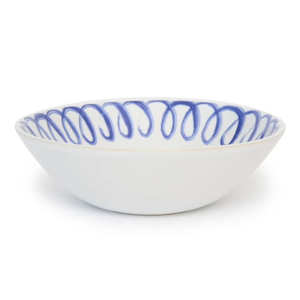couleur-nature-amalfi-bol-c-r-ales-blanc-bleu-c-ramique-18cm image 1