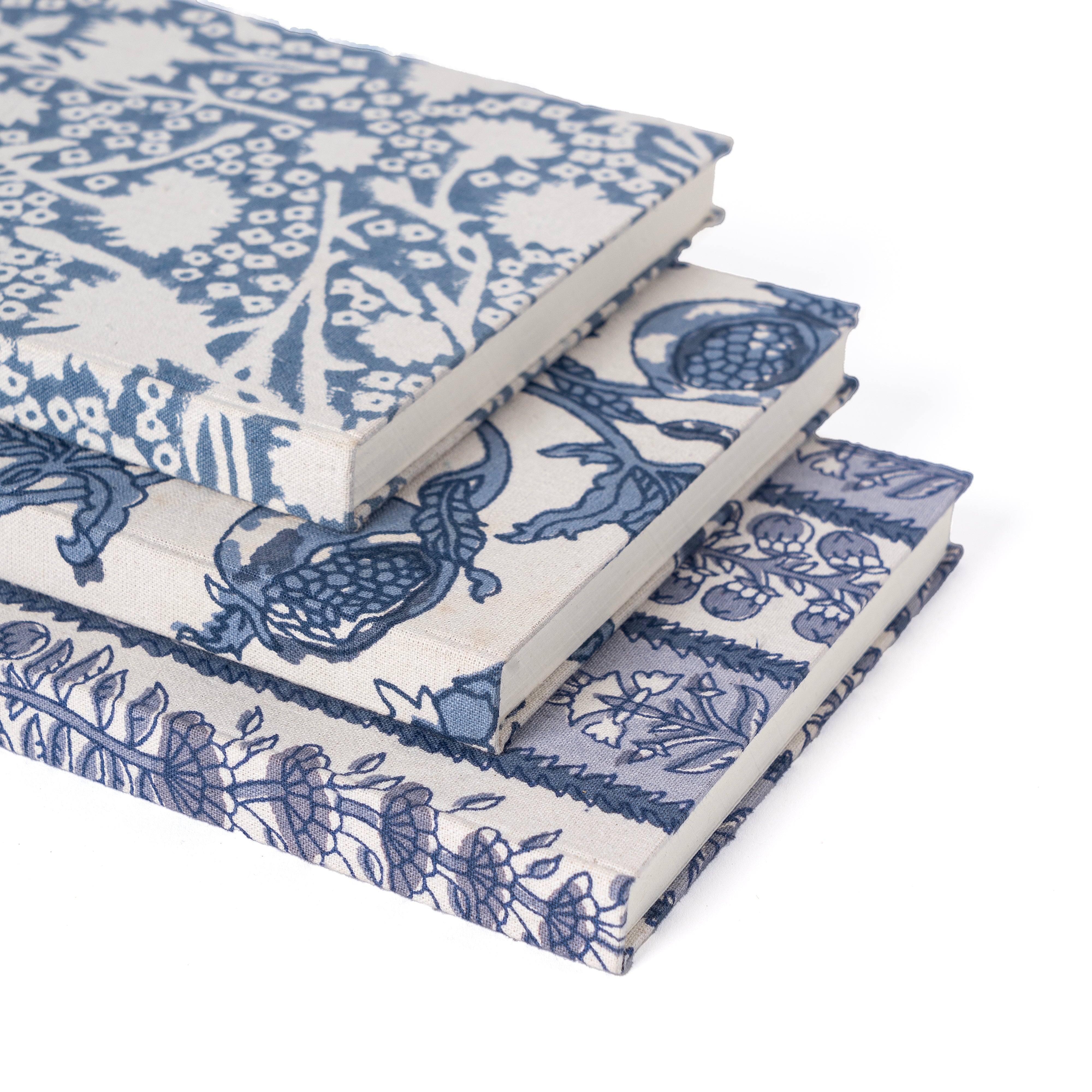 couleur-nature-d-cor-blue-journal-carnet-tissu-lot-3-bleu image 2