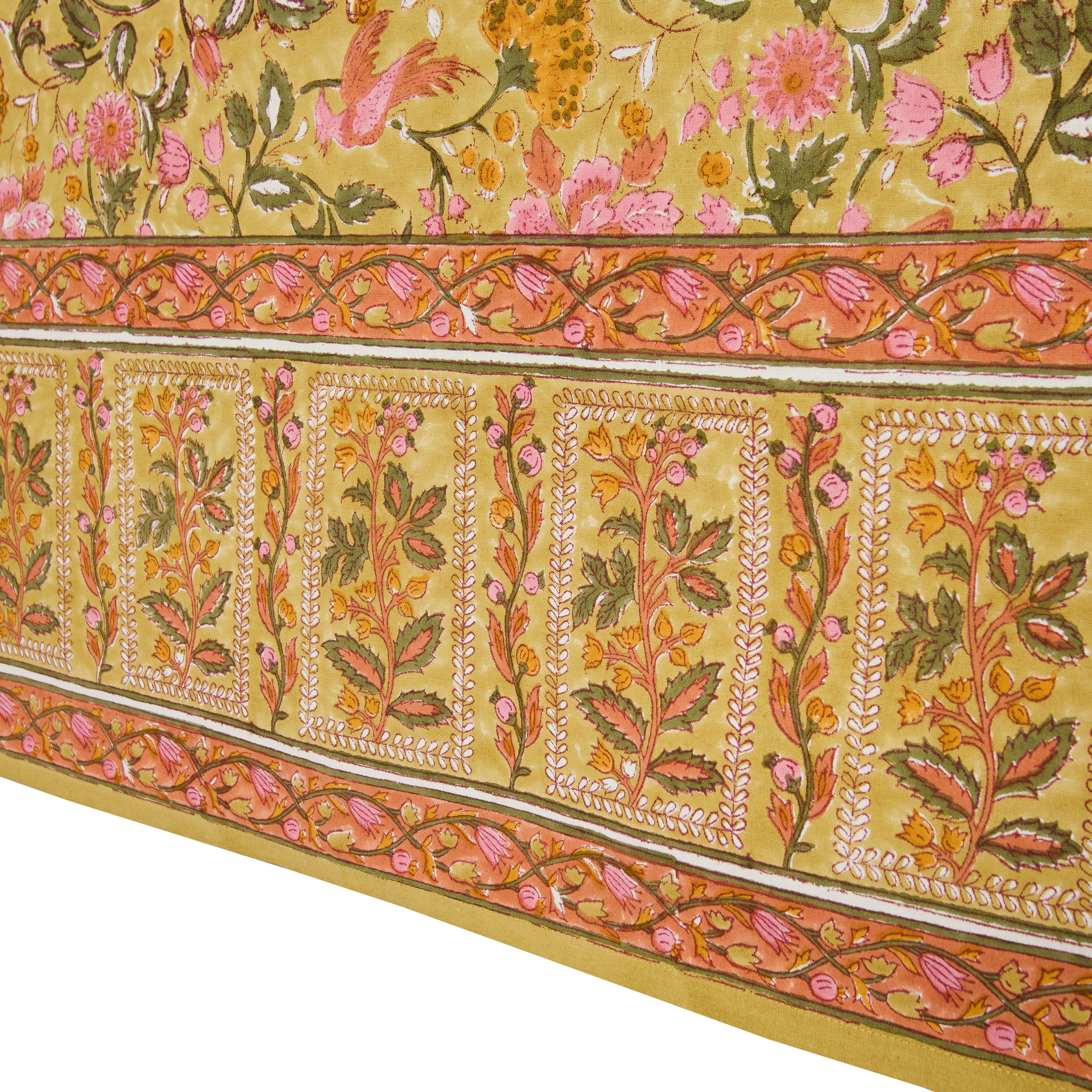 couleur-nature-damaris-nappe-rose-moutarde-59x86-coton image 5