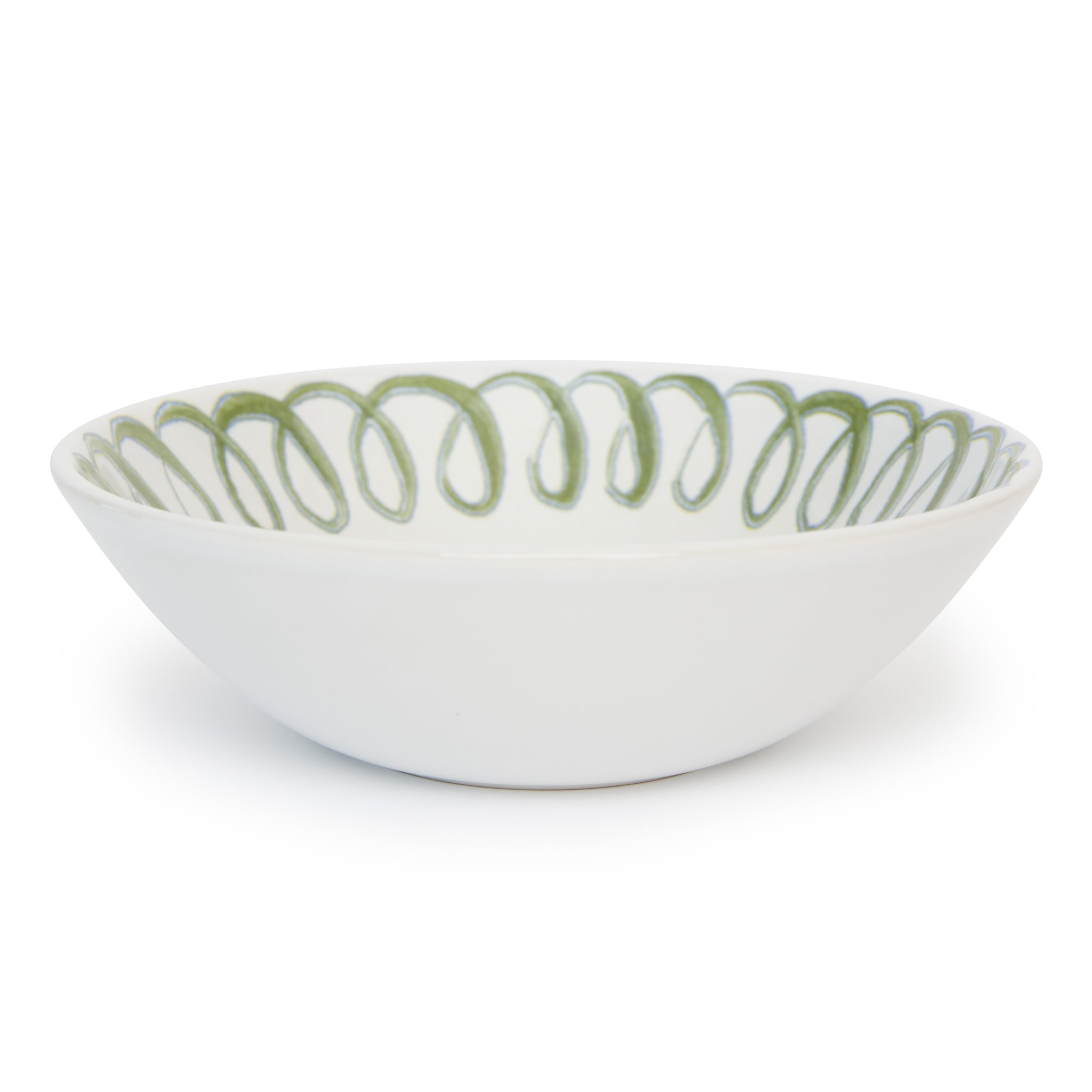 couleur-nature-amalfi-bol-c-r-ales-blanc-vert-18-cm image 1
