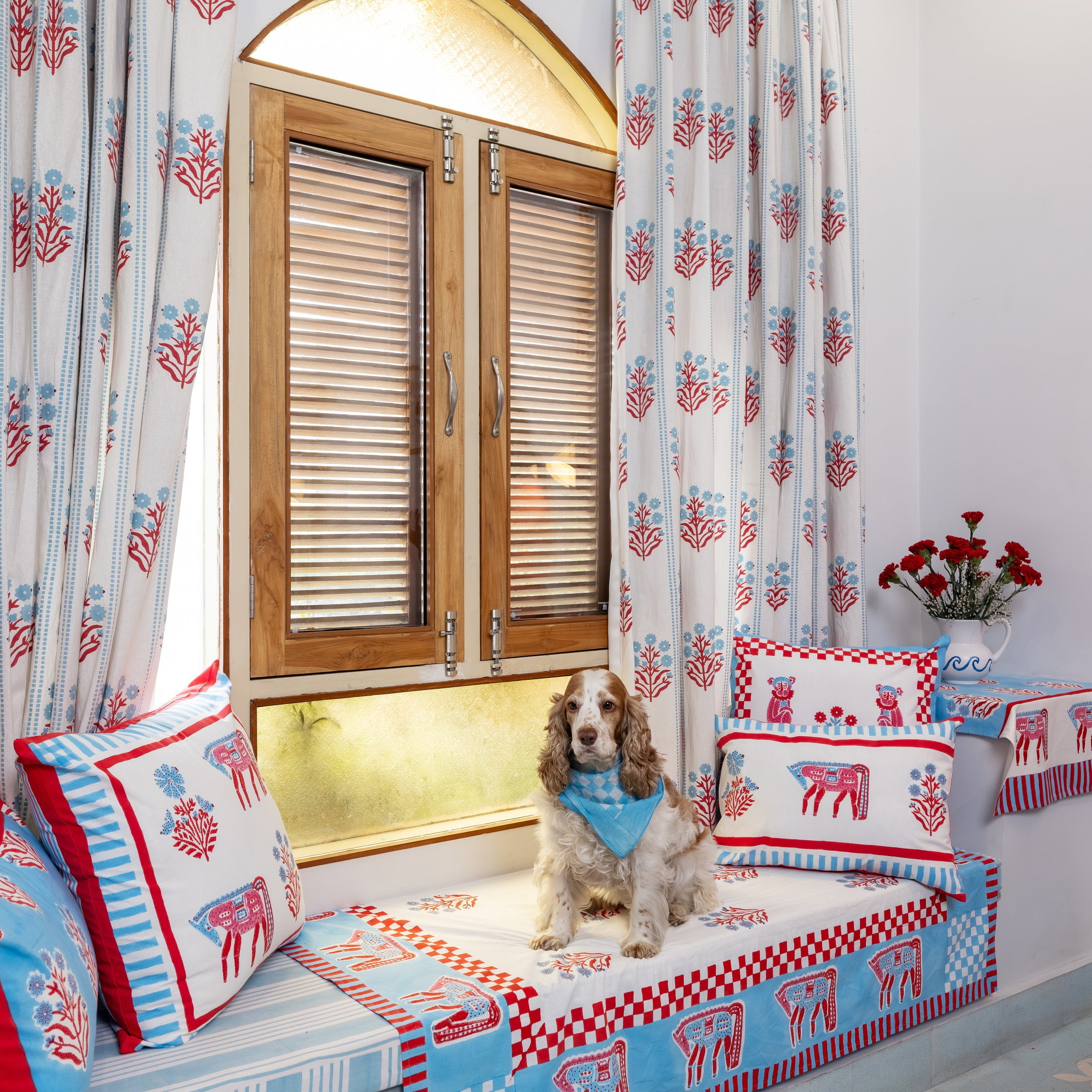 couleur-nature-cheval-nomade-housse-coussin-rose-bleu-40x55-cm-coton image 8