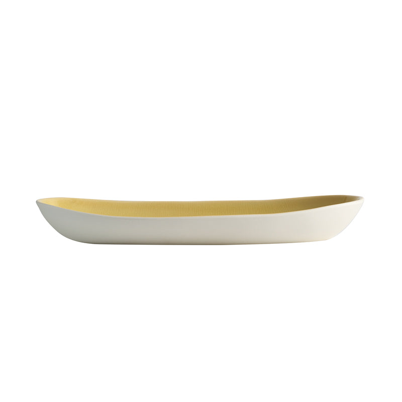 jars-r-fectoire-plat-allong-gen-t-c-ramique-jaune image 1