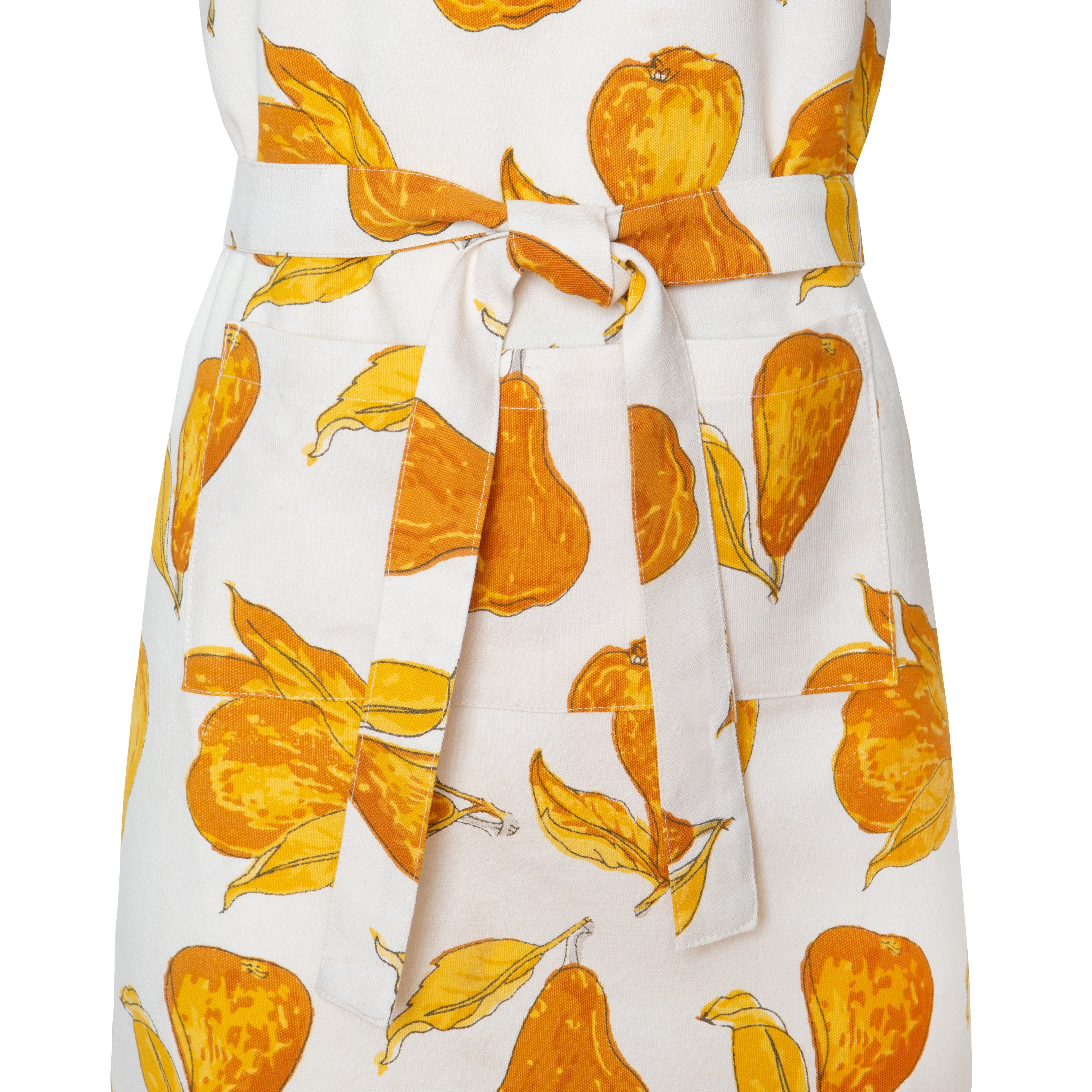 couleur-nature-orchard-pear-tablier-coton-moutarde-et-gris image 2