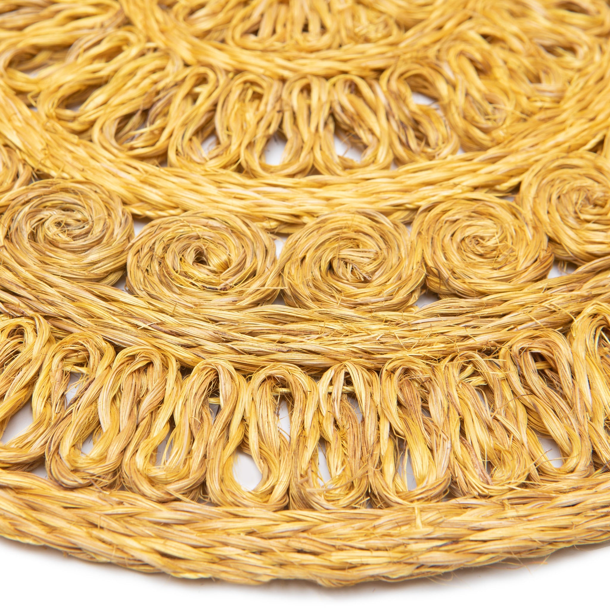 couleur-nature-circolo-abaca-set-de-table-moutarde-lot-de-4 image 2