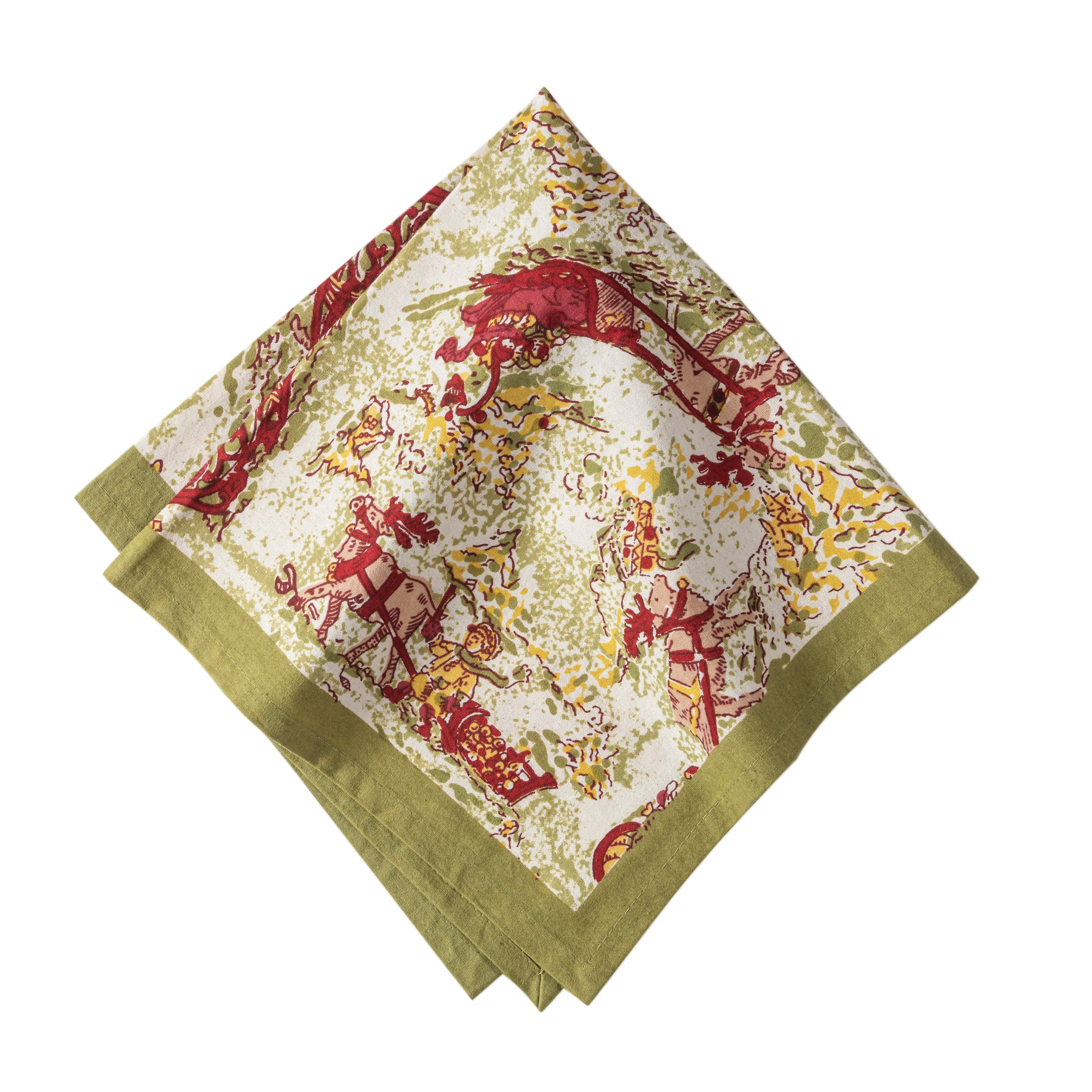 couleur-nature-renne-nappe-no-l-rouge-vert-rectangulaire image 6