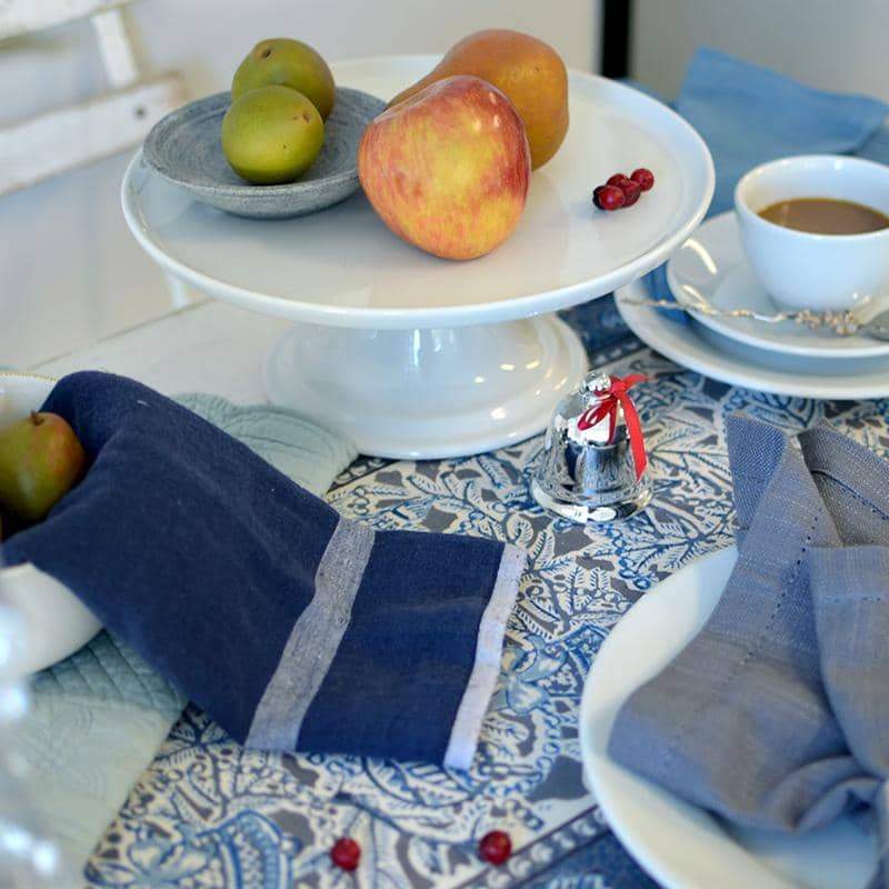 couleur-nature-napkins-serviettes-en-lin-indigo-blanc-lot-4 image 4
