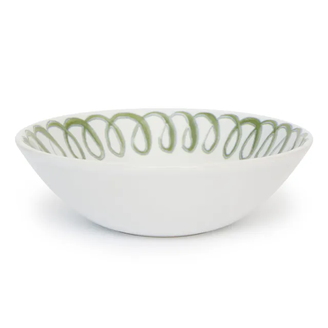 couleur-nature-amalfi-bol-c-r-ales-blanc-vert-18-cm image 1