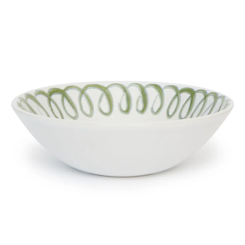 couleur-nature-amalfi-bol-c-r-ales-blanc-vert-18-cm image 1