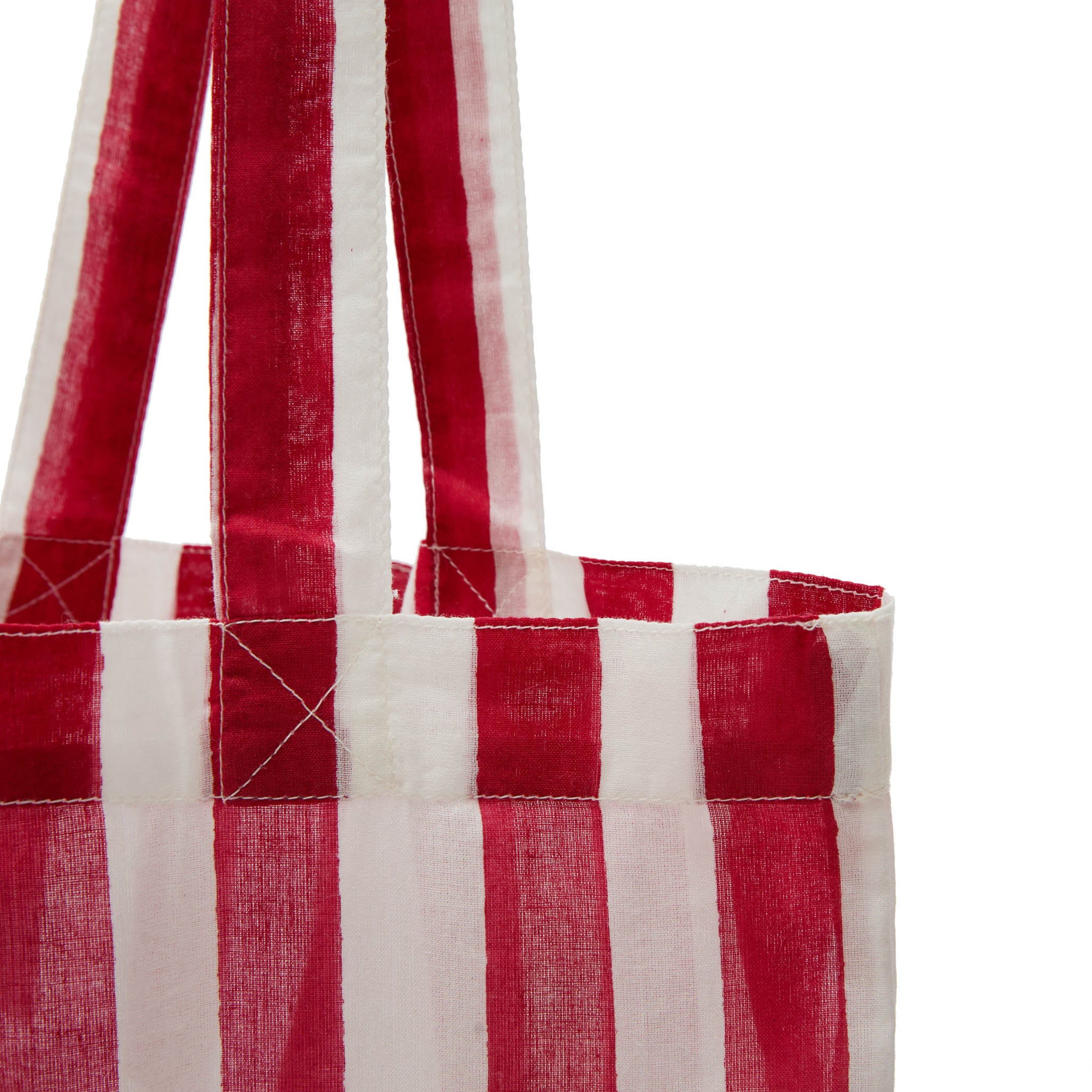 couleur-nature-cabana-stripes-tote-bag-coton-rouge image 3