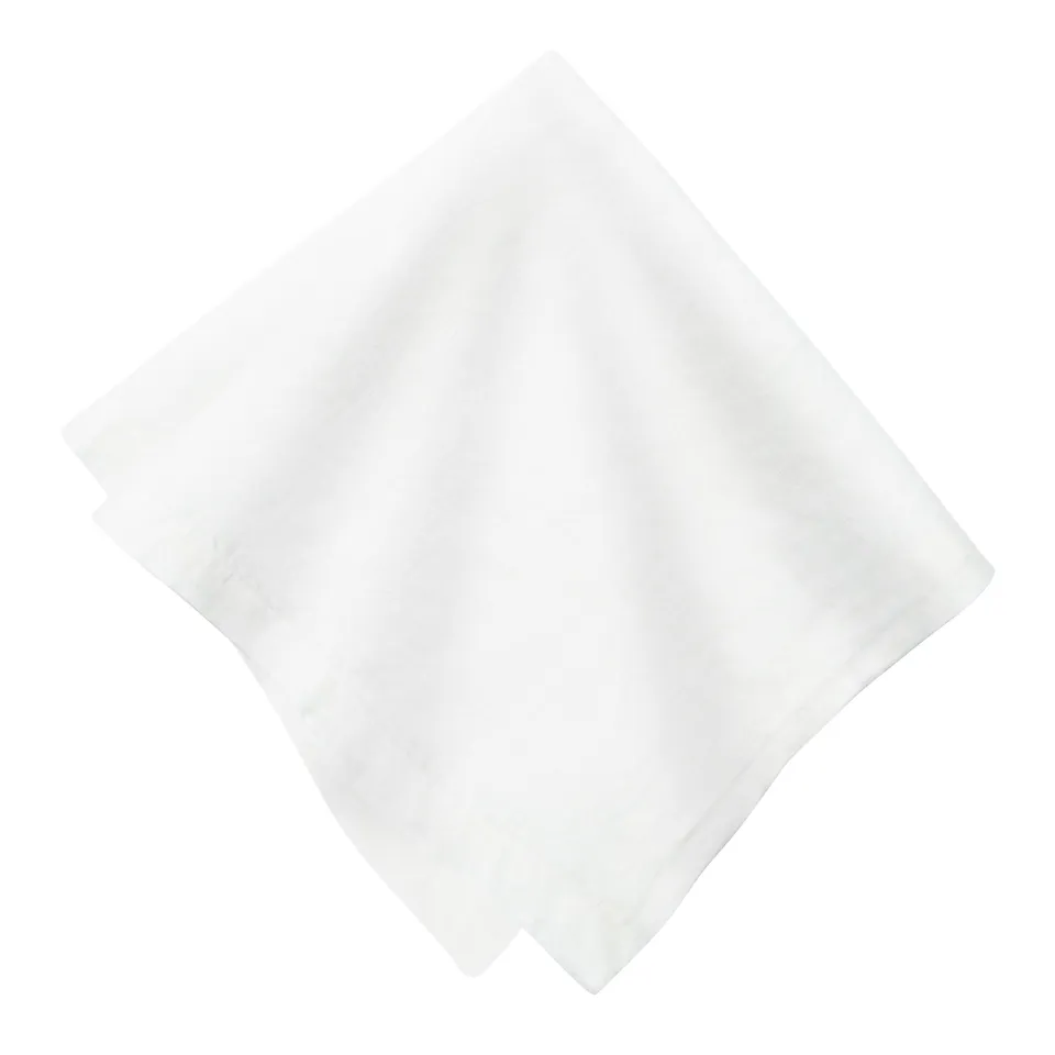 couleur-nature-everyday-serviette-table-blanc-lot-4-lin image 1