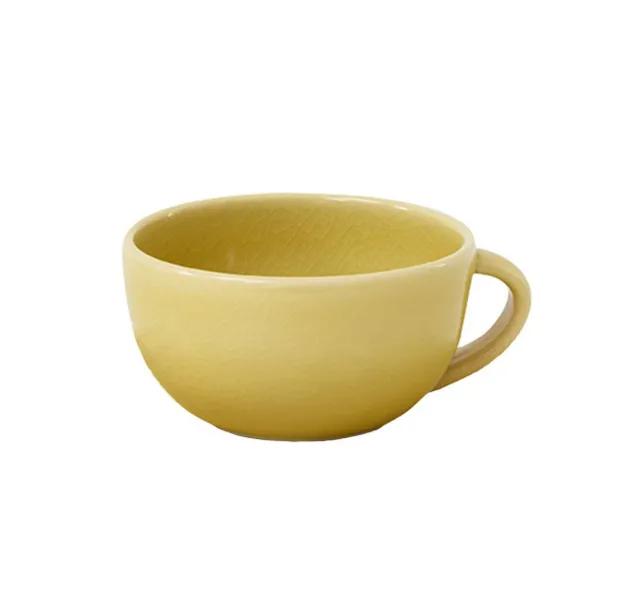 jars-tourron-tasse-th-gen-t-c-ramique-jaune-craquel-e image 1