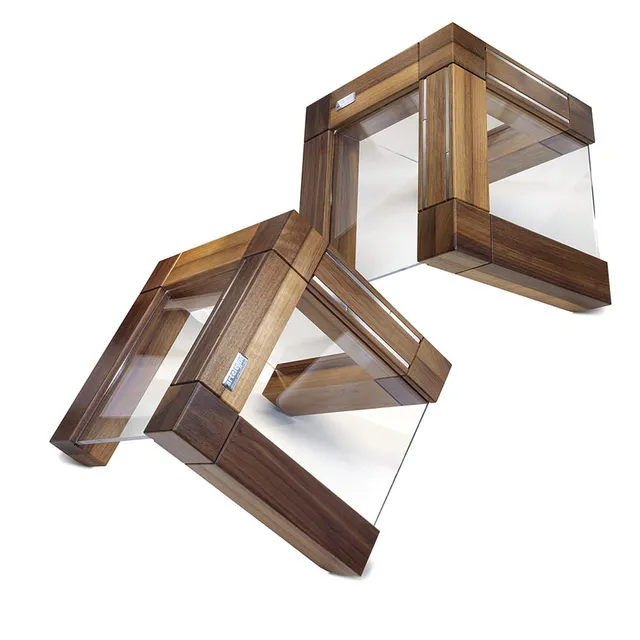 artelegno-88wl-porte-couteaux-magn-tique-noyer-et-plexiglas image 1