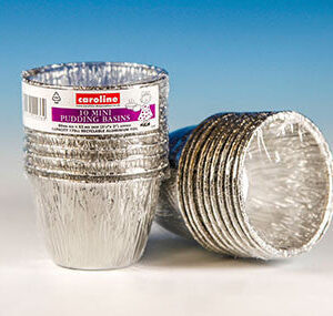 cocette Mini Pudding Basins 10-Pack – Aluminium Foil, Perfect for Baking