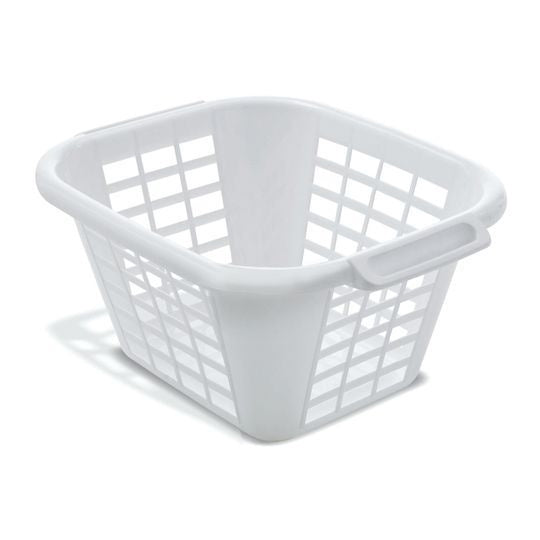 cocette Square Laundry Basket – White, Durable and Spacious