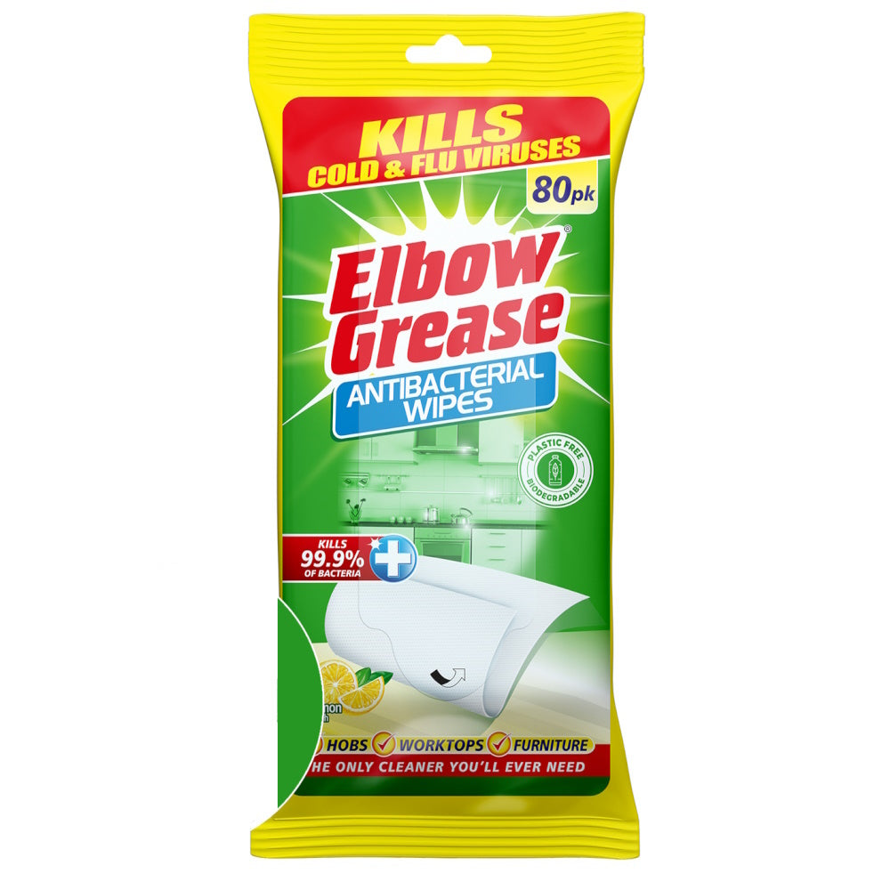 cocette Antibacterial Wipes 80-Pack – Lemon Scented, Effective Clean