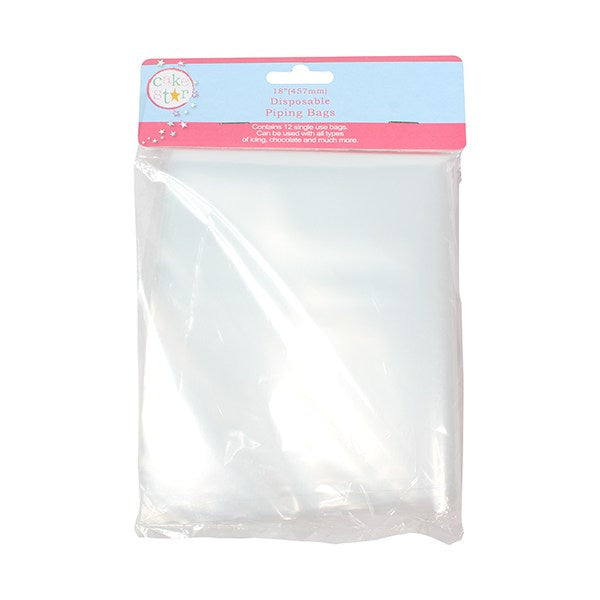 cocette Disposable Piping Bags Pack of 12 – Assorted Sizes for Baking - Image 2