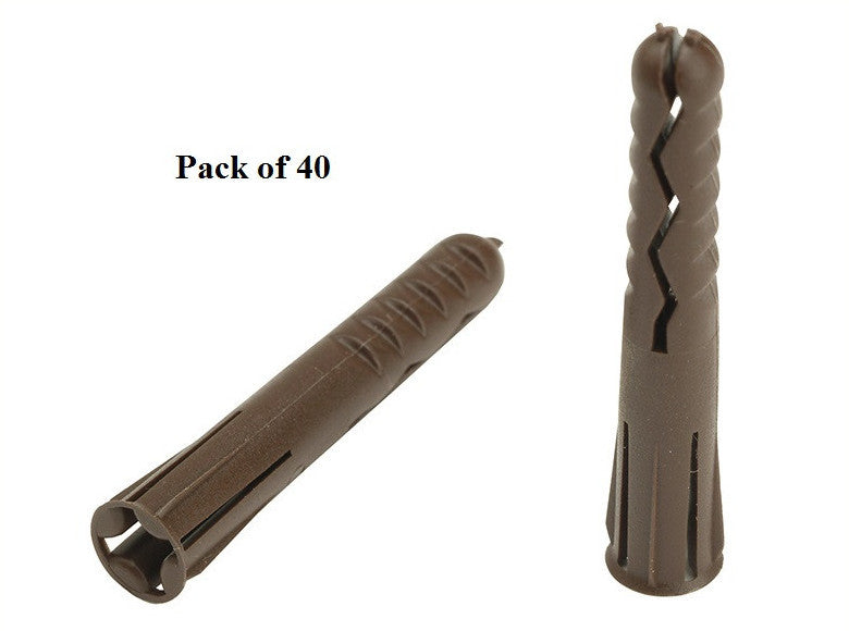 cocette General Purpose Fixings 40-Piece Pack – Durable Wall Anchors